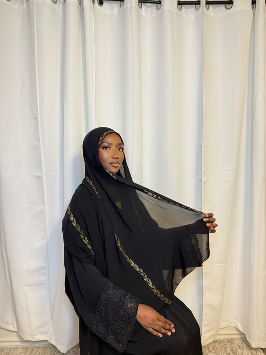 Black and Gold Veil